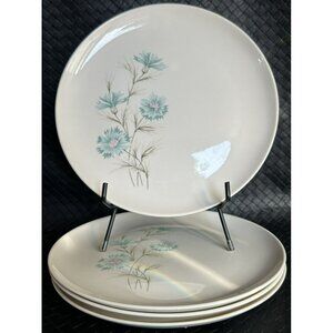 Taylor Smith Taylor Ever Yours Boutonnière Dinner Plates Set Of 4 Vintage 1962